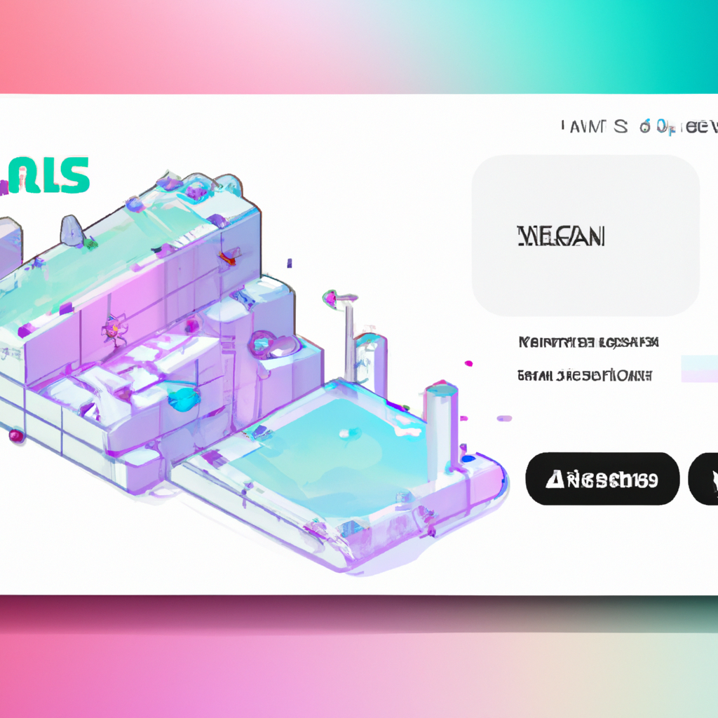 screenshot: neon micro-mission, hazard field and scoreboard